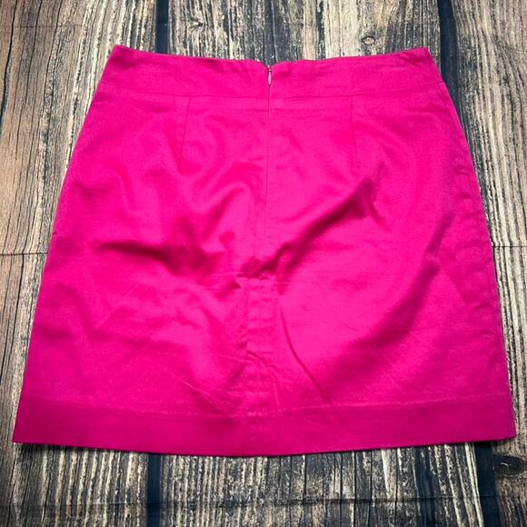 Leona by Lauren Leonard Women's Pink Mini Skirt Size‎ 2 with Front Buttons - Picture 4 of 4